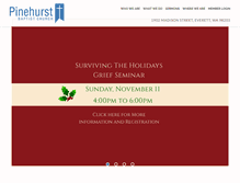 Tablet Screenshot of pinehurstbaptist.org